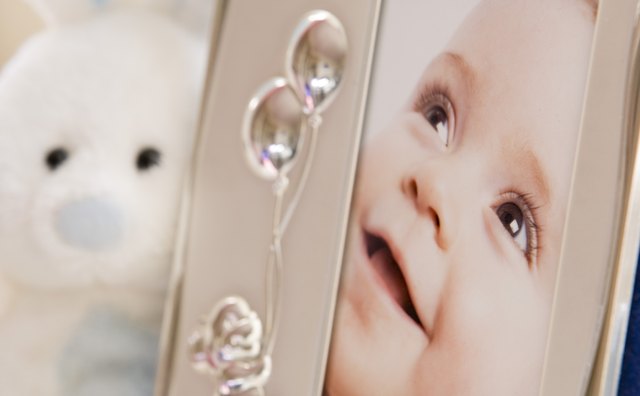 Any godparent would treasure a framed portrait of the baby.