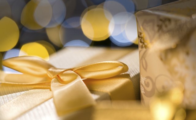 Do not open gifts at a party.