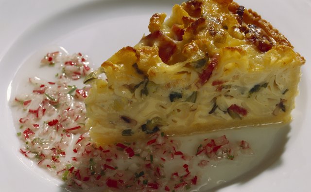 Even a typically high-fat food like quiche can be turned into a healthier option.