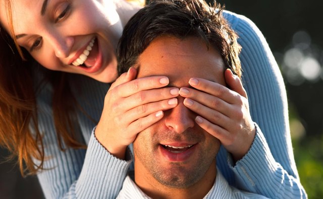 Surprises add spice to a relationship.