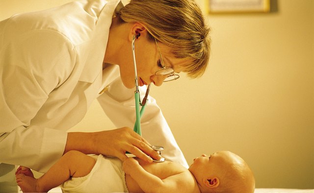 The pediatric specialist works with children of all ages.