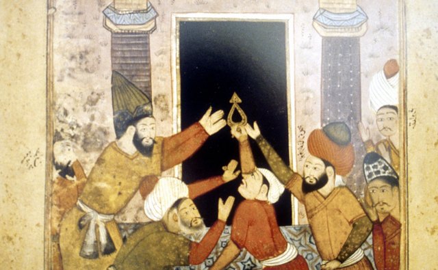 Pilgrims at Mecca.