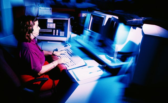 Some dispatch centers have employees work a full 24-hour day.