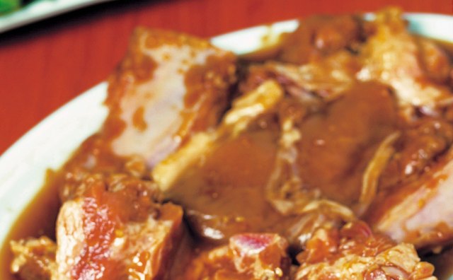 Serve the pork with sauce if you'd like, but don't overpower or hide the slow-roasted flavor of the pork.