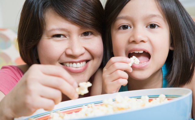 Kids and moms alike appreciate popcorn.