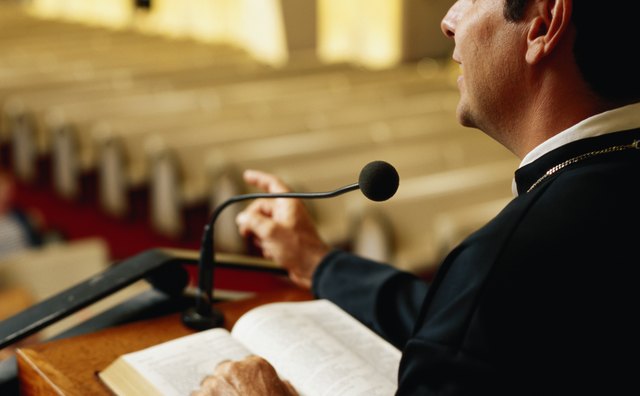 Evangelists may occasionally preach at their church.
