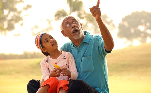 Children can learn about the world from storytellers.