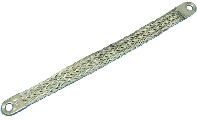 Tinned Copper Braided Ground Strap