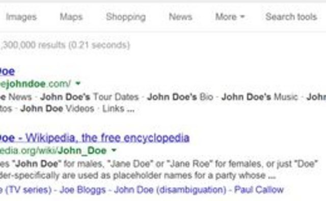 Check a search engine.