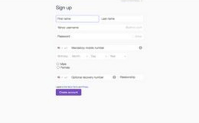 Fill in the required information