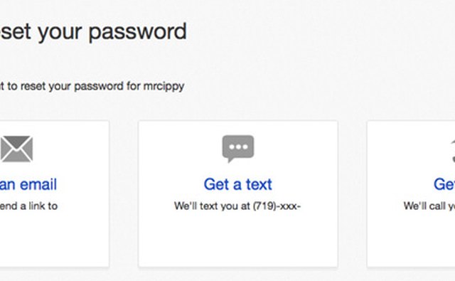 Changing your eBay password