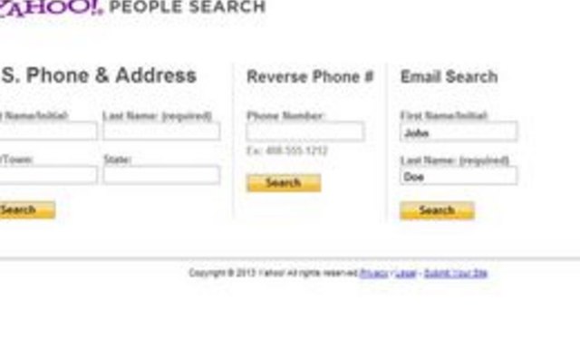 free site to find person address use email