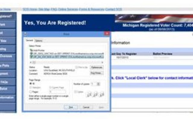 Retain the voter information