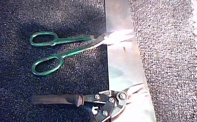 Basic Metal snippers ansd 22 gage sheet metal