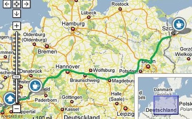 Buddyway shows his movement on the road.