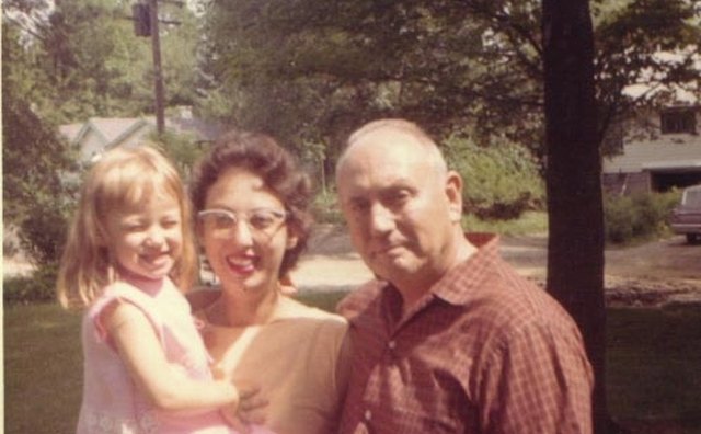My sweet Grandpa, me and Mama