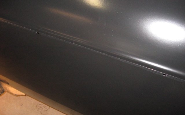 Fresh Paint ready to wet sand.