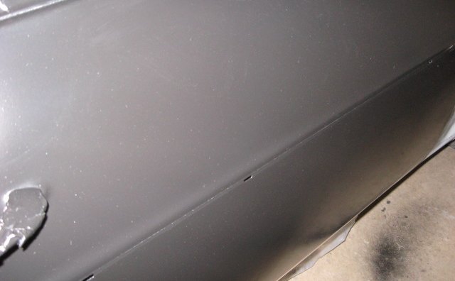 Wet sanded panel with 1000 to 2000 grit used.