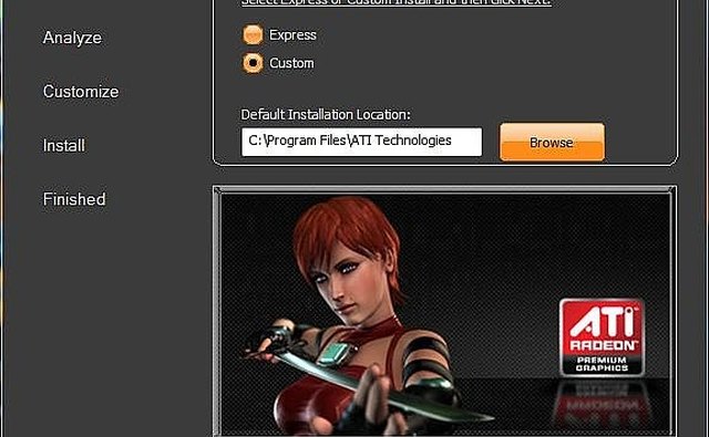 The welcome screen for the driver installer.