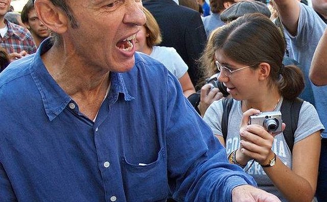 An illustration of aggressive anger (photo by David Shankbone/Wikimedia Commons)
