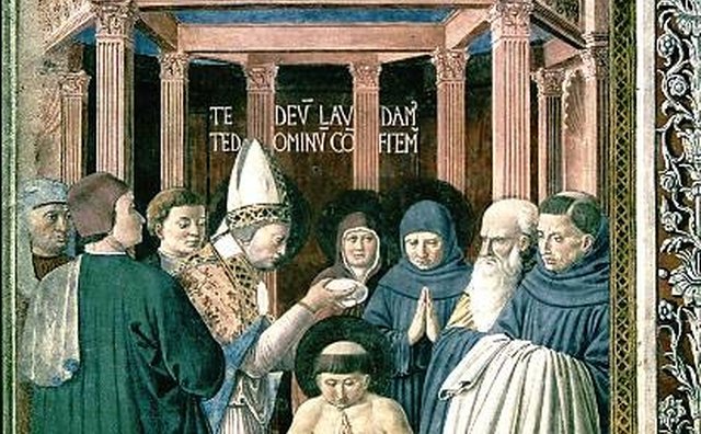 Saint Ambrose- Baptism of Saint Augustine