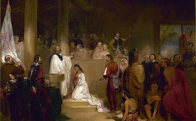 John Gadsby Chapman- Baptism of Pocahontas