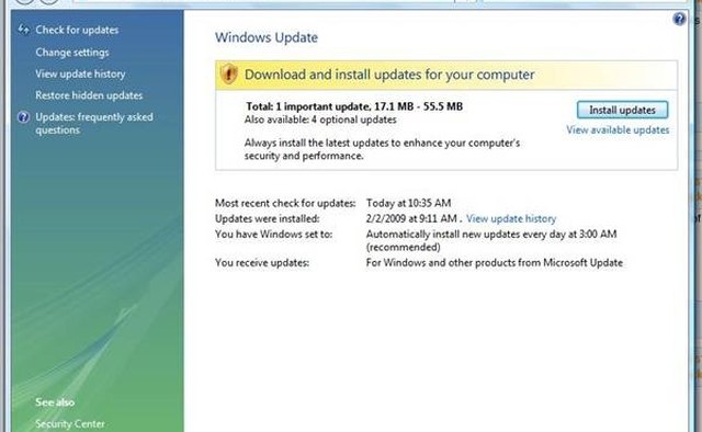 Repair Vista Windows Explorer