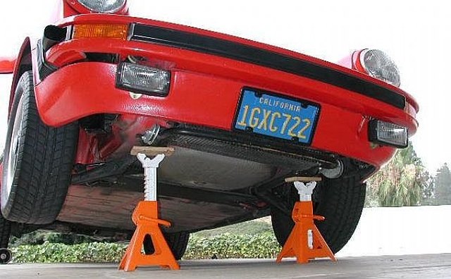 Be sure the Jack and the Jack stands are rated to support the weight of your vehicle