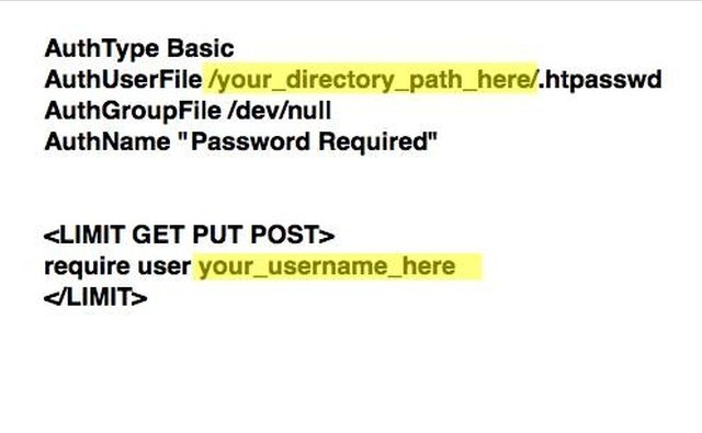.htaccess code