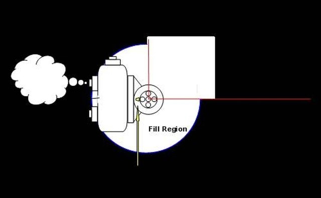 A puff shows the valve held pressure.