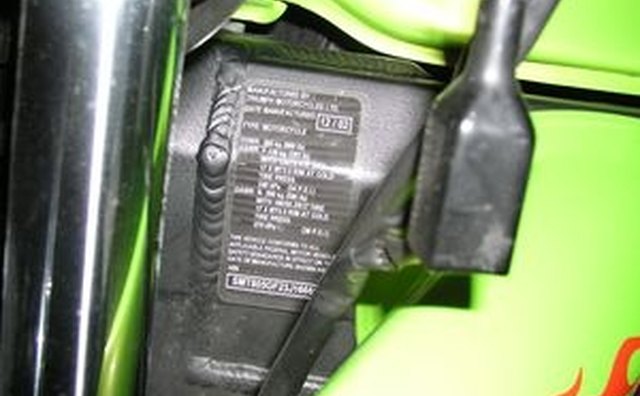 Steering head of a motorcycle