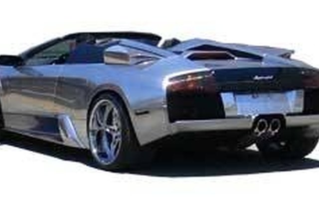 A chrome-painted car, courtesy freecarkits.com
