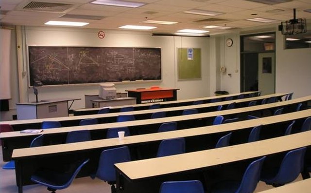 College classroom