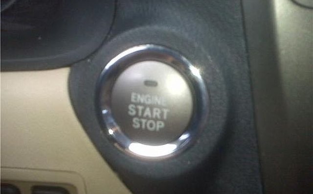 Engine start button