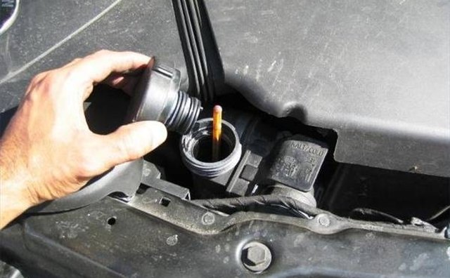 Make sure your engine is cool before removing the cap.