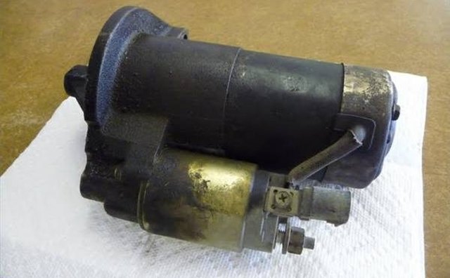 A bad starter motor needs to be replaced.