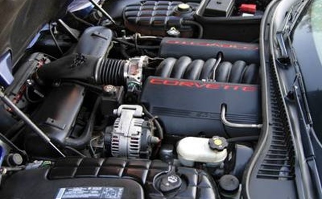 C5 Corvette engine bay