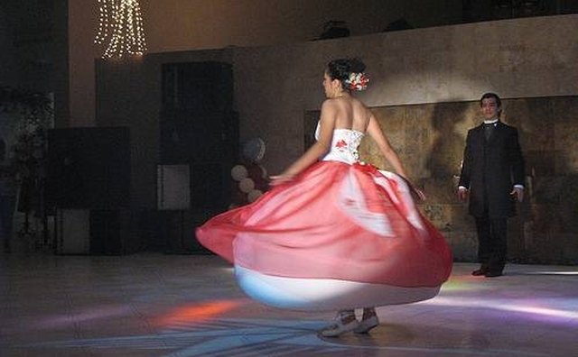 Dramatic Moment During a Dance