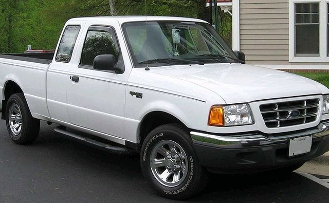 The compact 2003 Ford Ranger pickup
