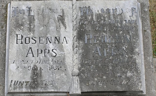 A bible shaped headstone is a good basis for a bible verse epitaph.