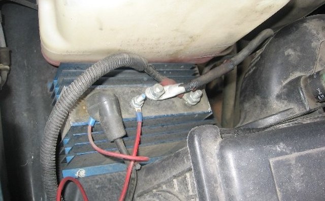 This Isolator is mounted in the Engine Compartment