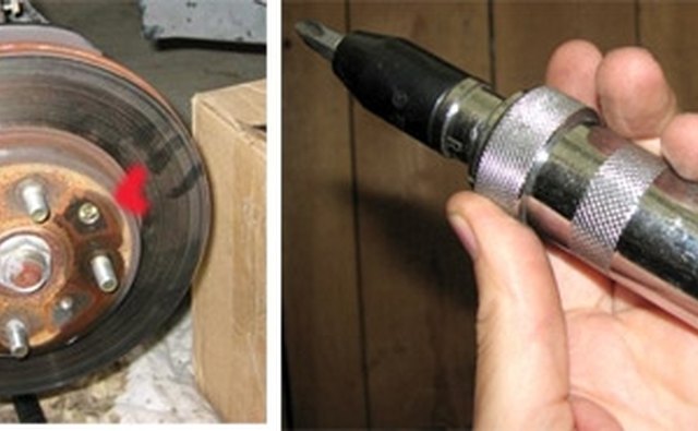 Penetrating oil sprayed on screws, Impact screwdriver tool