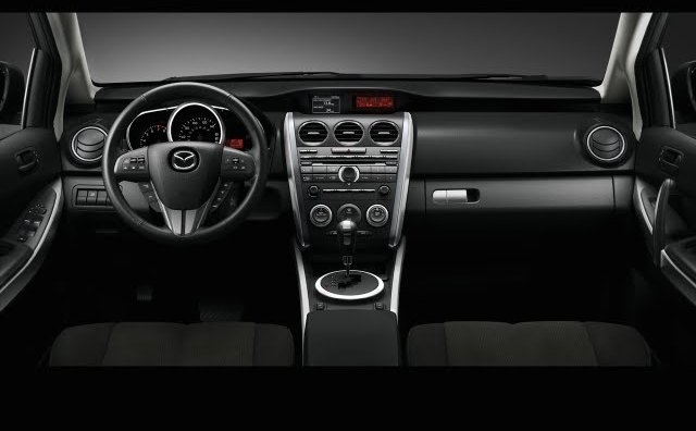 Interior view of the CX-7