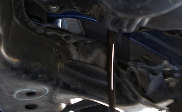 Let the coolant drain