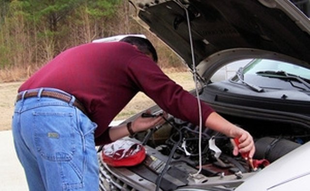 Jump-starting a car battery