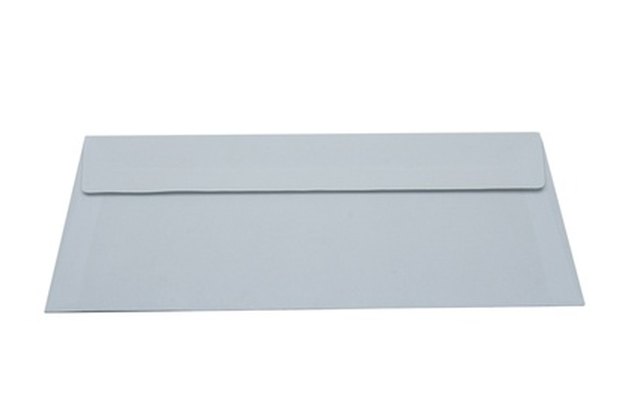 Lay your envelope the long way but with the flap on the bottom.