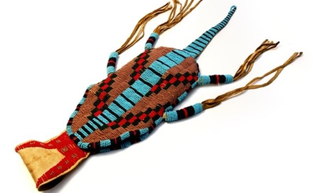 The Shoshone make intricate bead work.