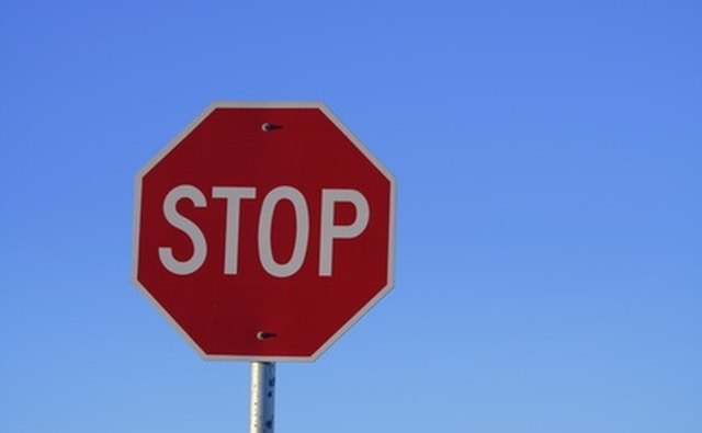 Know your road signs.
