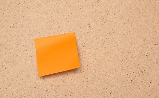 Write each event on a sticky note.
