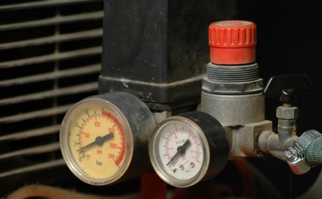 A pneumatic system is powered by compressed air.